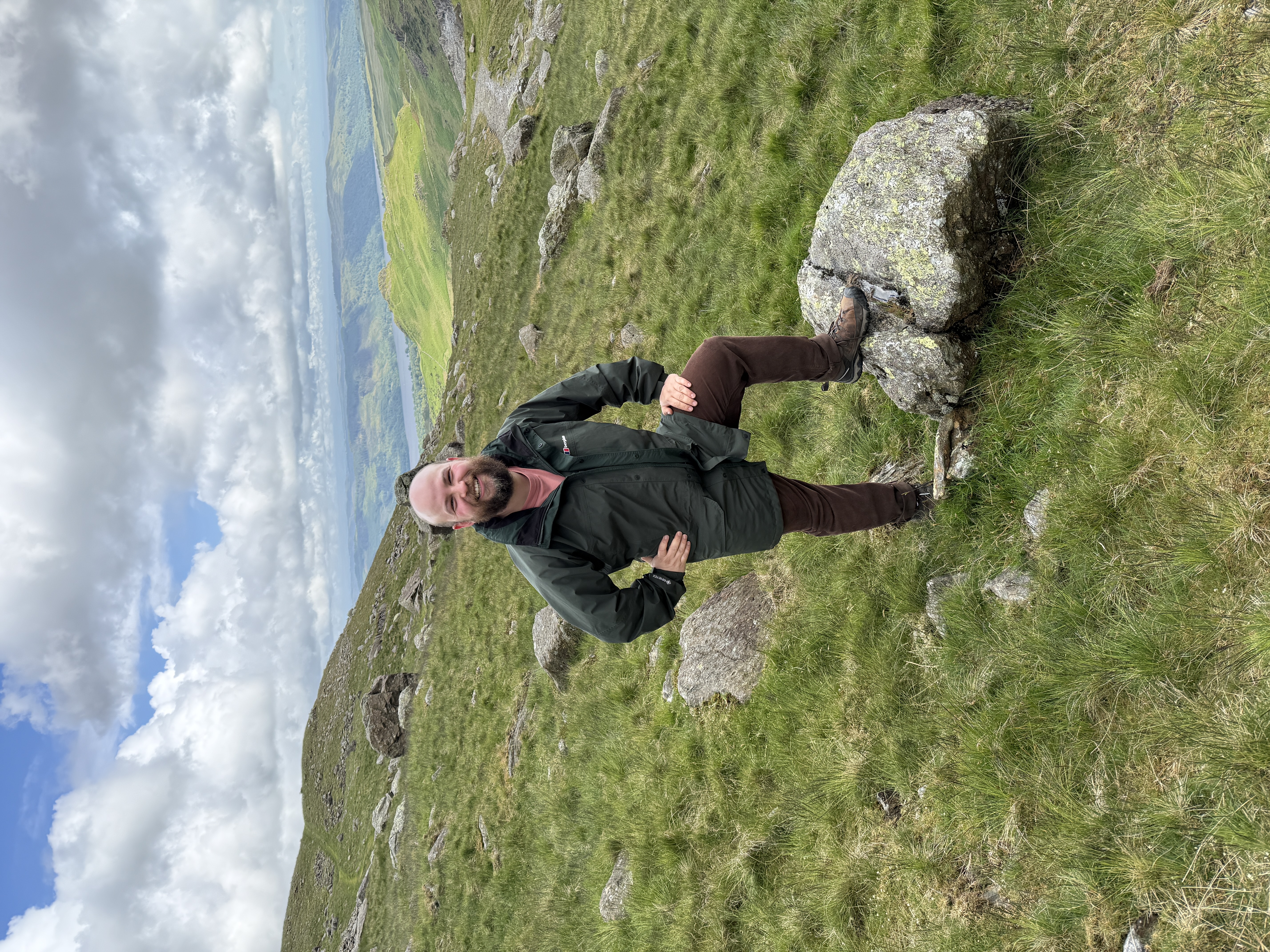 Liam on a hill